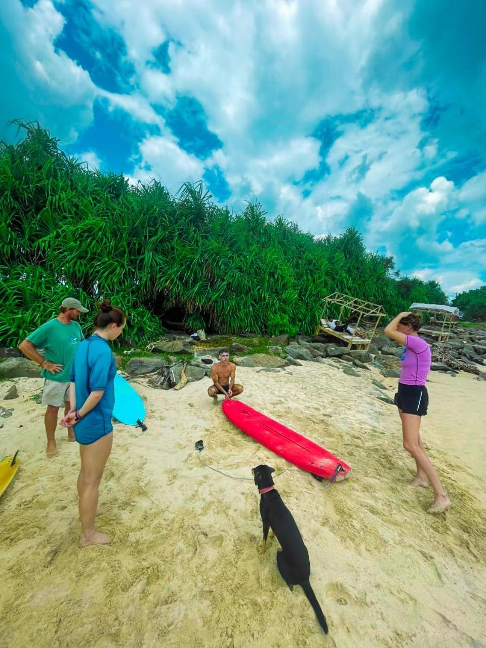 Gaia Ocean Surf Yoga Hostel Ahangama Exterior foto